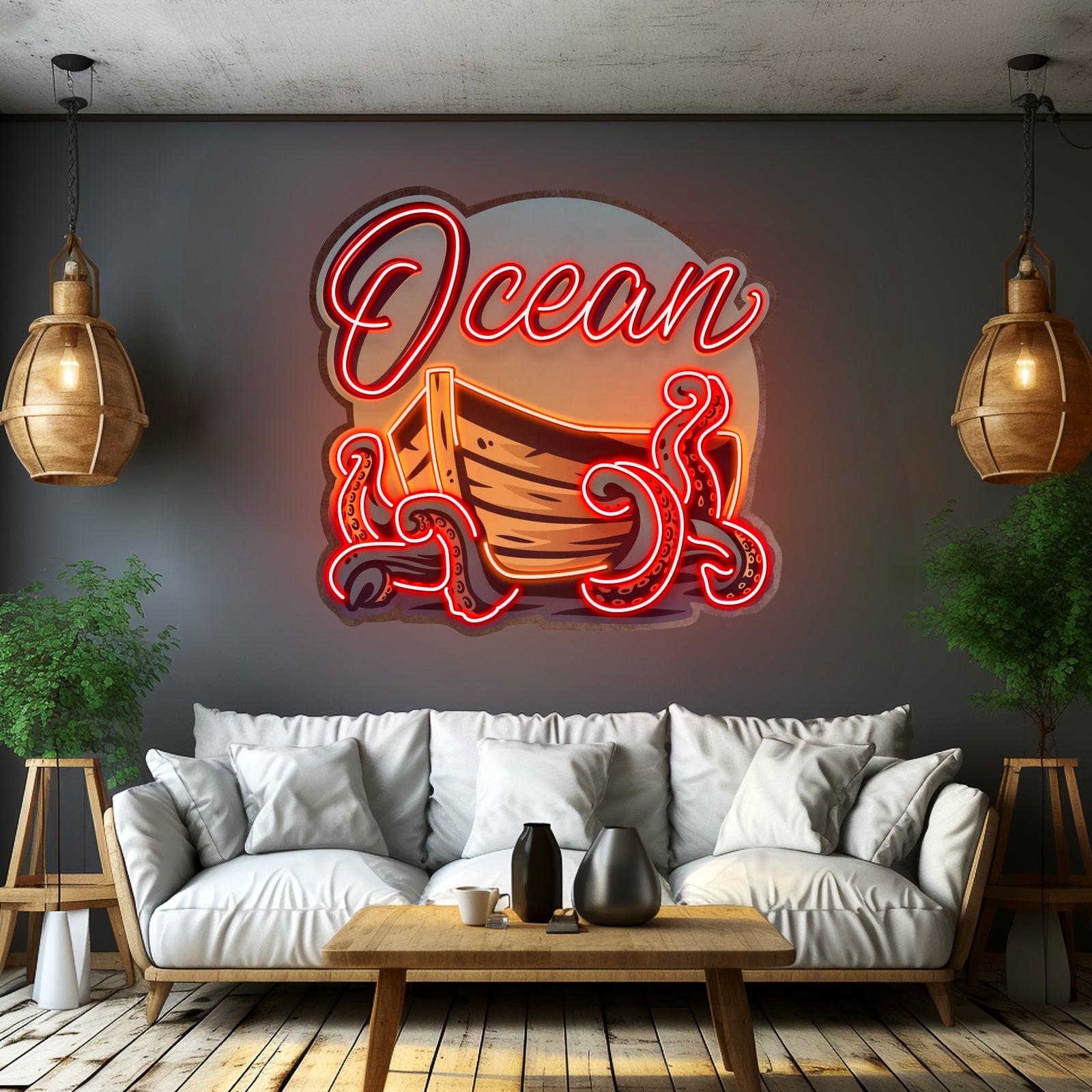 Ocean Labyrinth Led Neon Sign Light Custom Led Signs - Shineneon