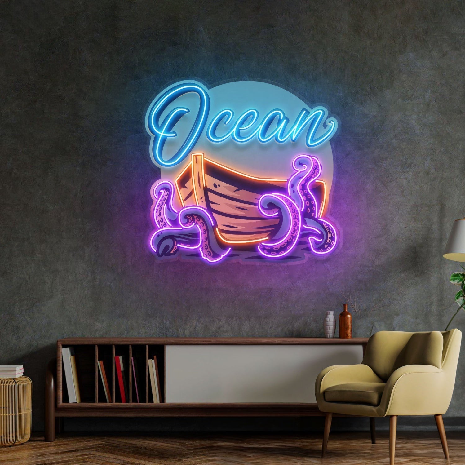 Ocean Labyrinth Led Neon Sign Light Pop Art - Shineneon