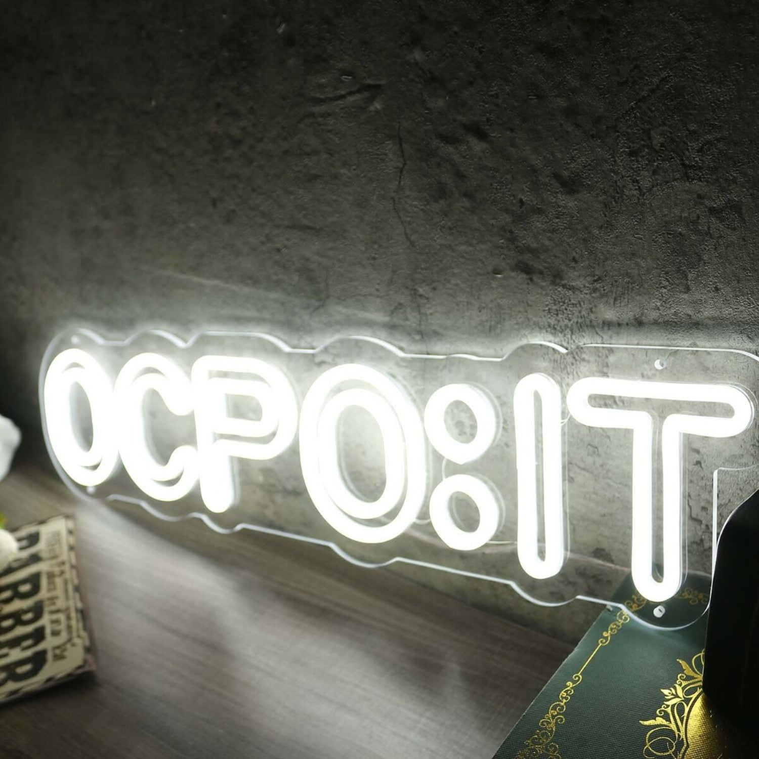 Ocpoit White Led Neon Sign - Shineneon