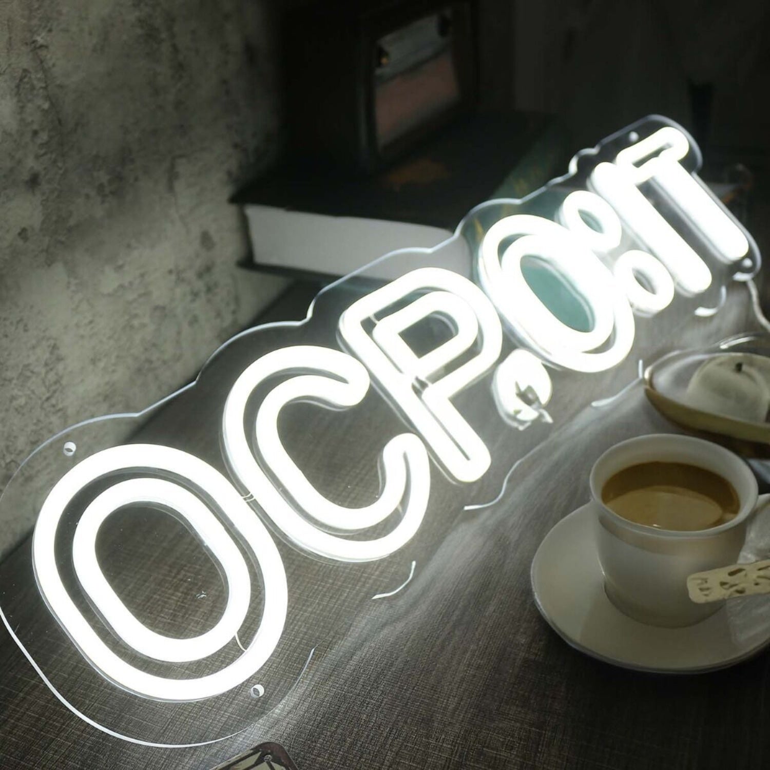 Ocpoit White Led Neon Sign - Shineneon