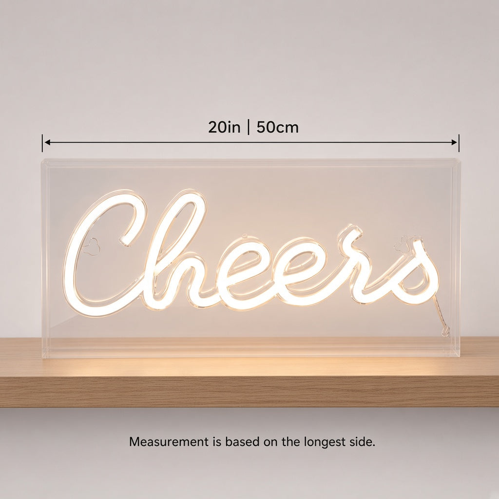 Cheers LED Neon Sign