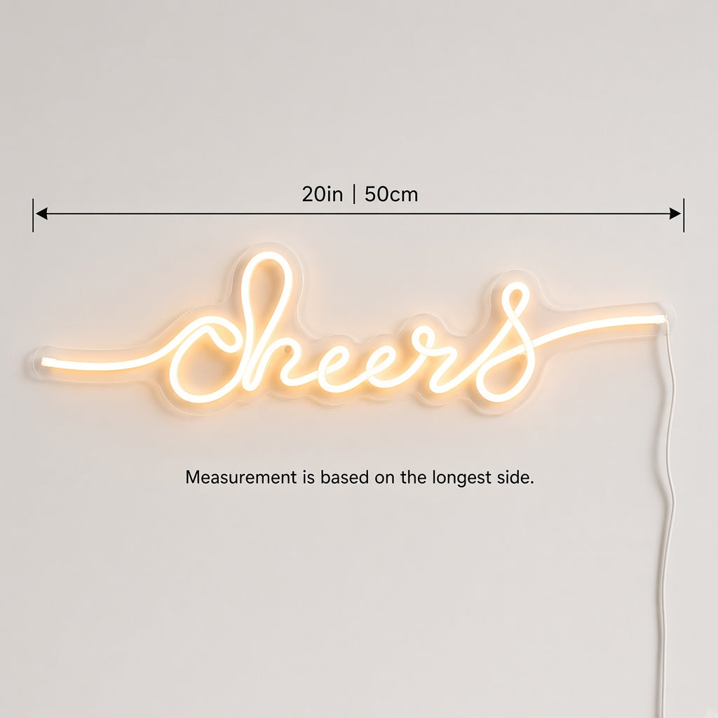 Cheers LED Neon Sign