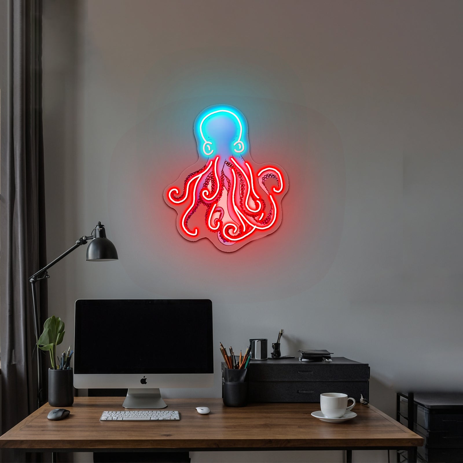 Octopus Artwork Cool Neon Signs
