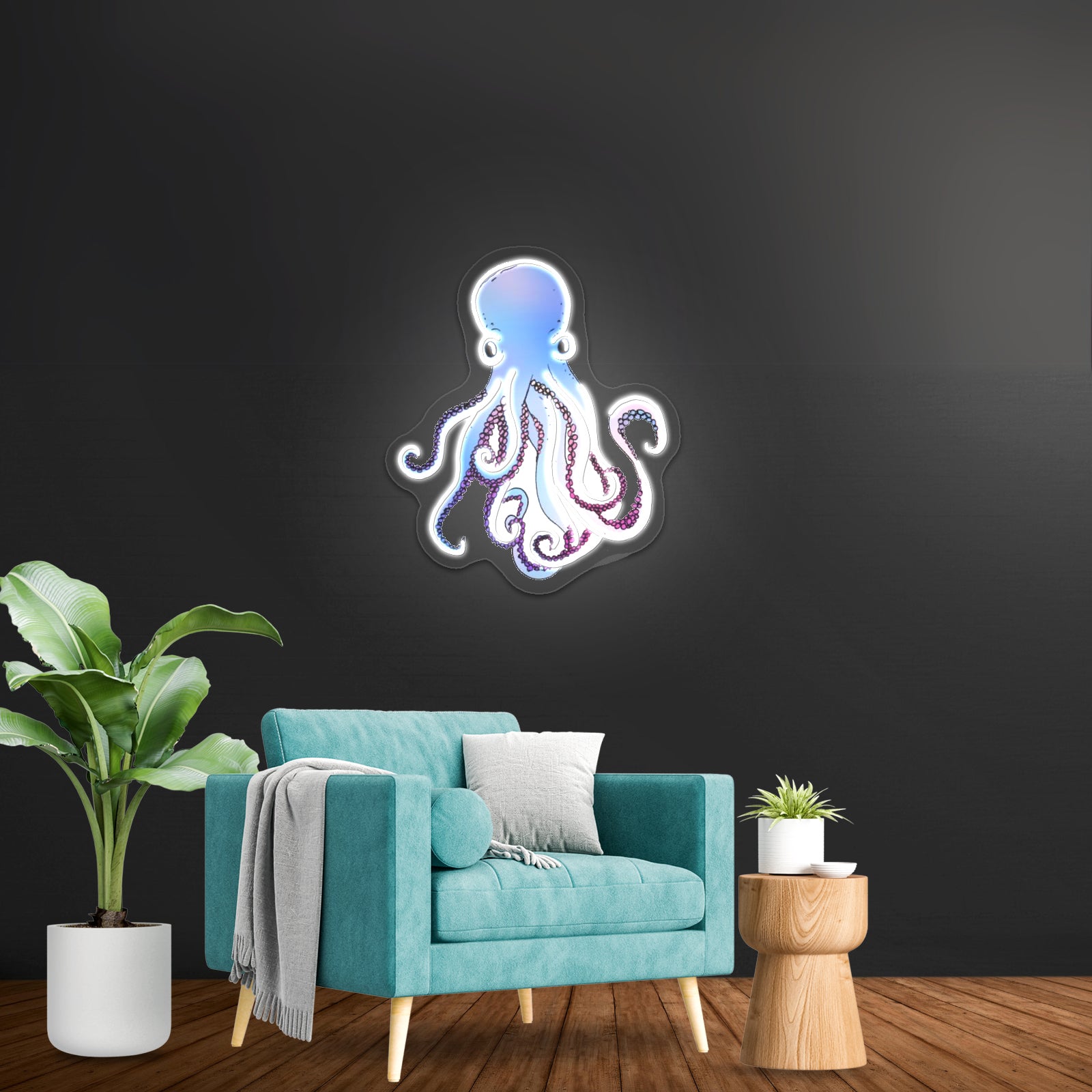 Octopus Artwork Cool Neon Signs