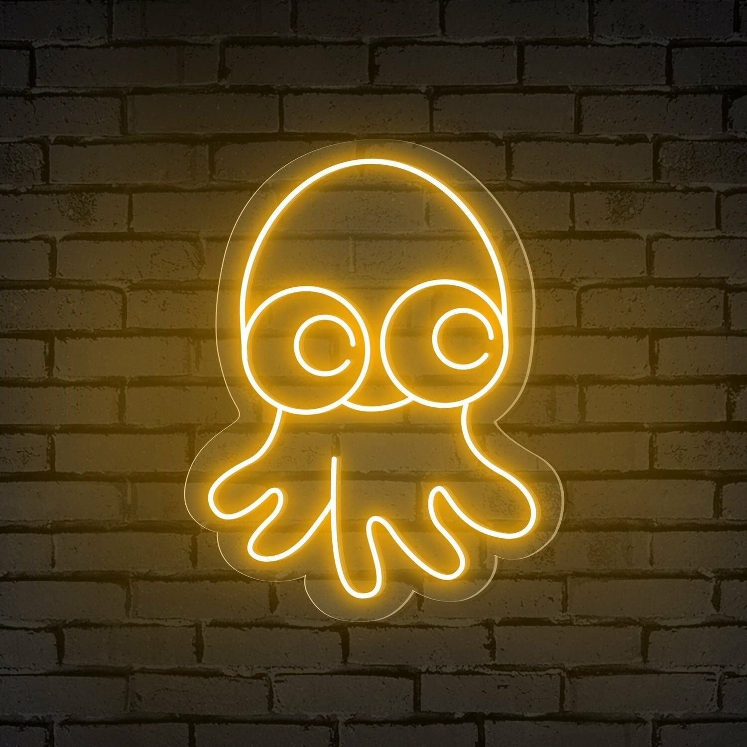 Octopus Cute Led Neon Sign For Bedroom Office Or Party Ambiance - Shineneon