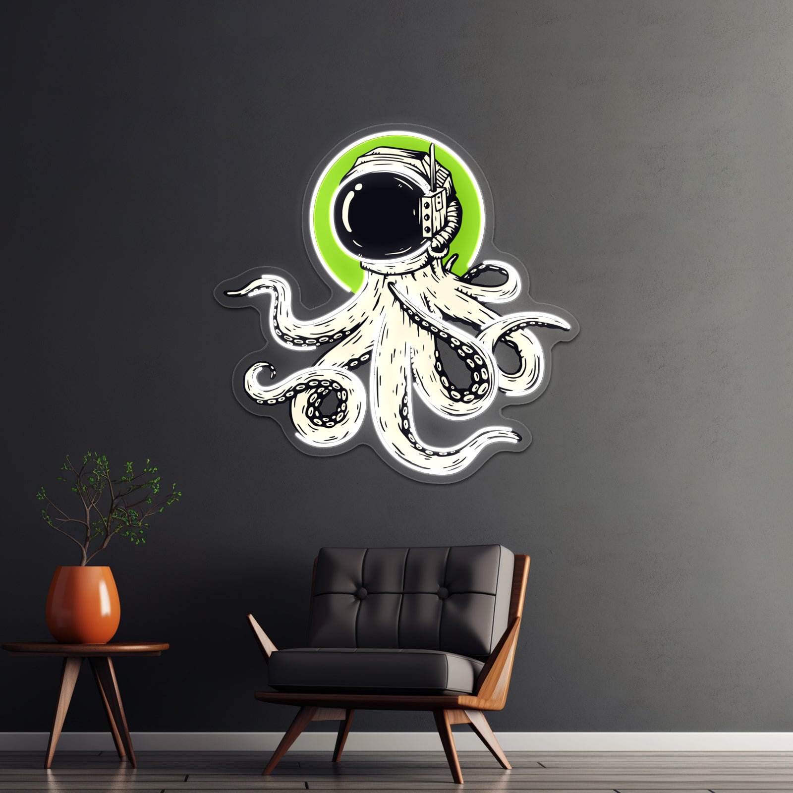 Octopus In Space Wall Artwork Neon Signs | Shineneon