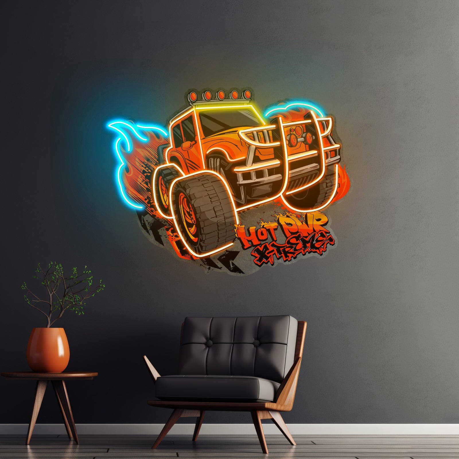 Off Road Truck With Hot Power Extreme Led Neon Sign Light Custom Led Signs - Shineneon