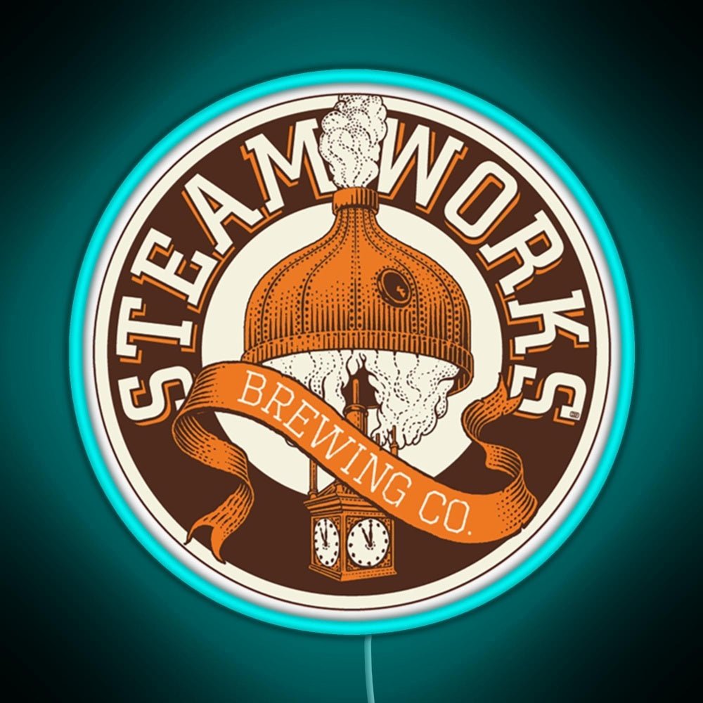 Offcial Brewing Steamworks Rgb Led Neon Sign Pop Wall Art - Shineneon