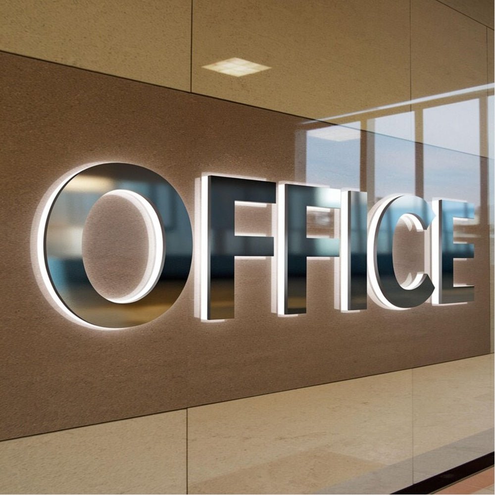 Office 3D Backlit Channel Letters Led Light Sign - Shineneon