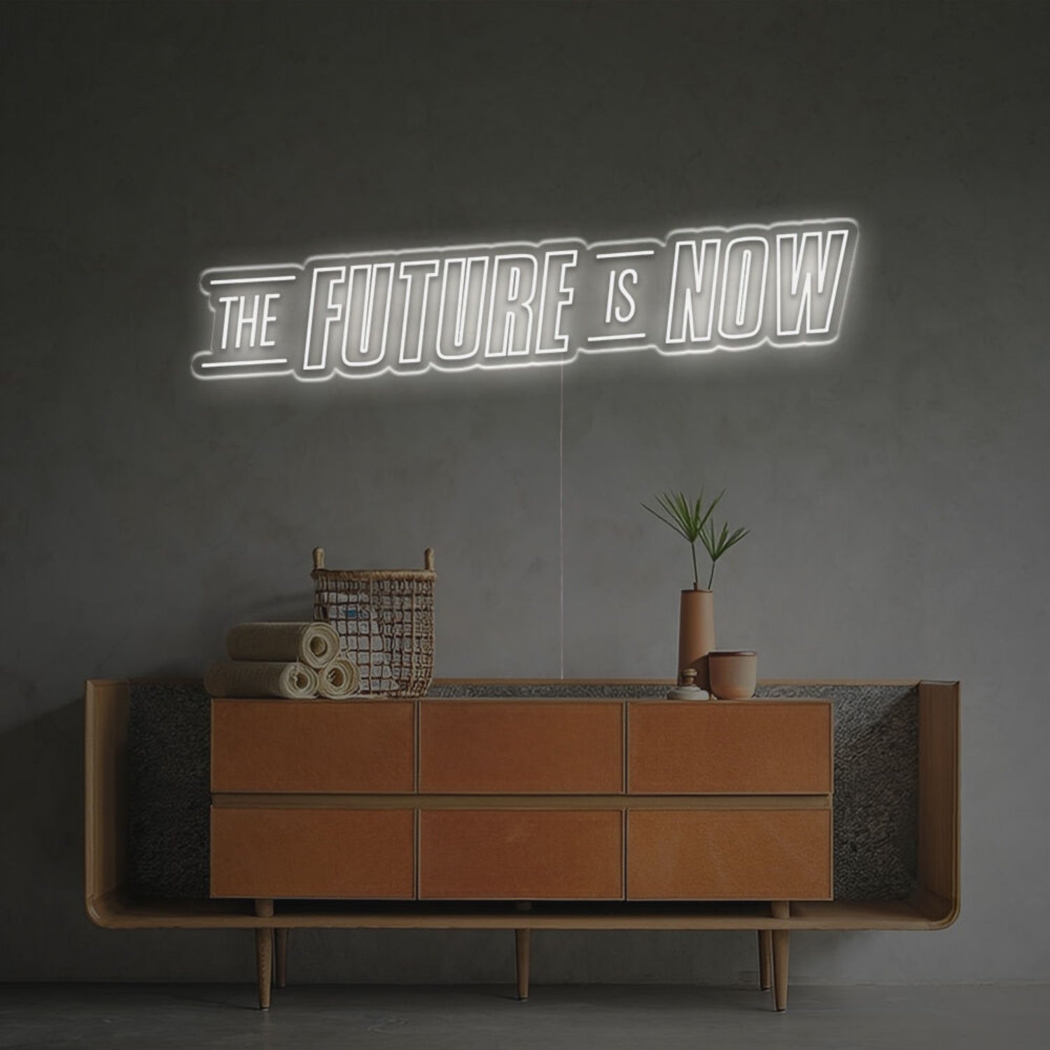 Office Bar And Events The Future Is Now Led Neon Sign | Shineneon