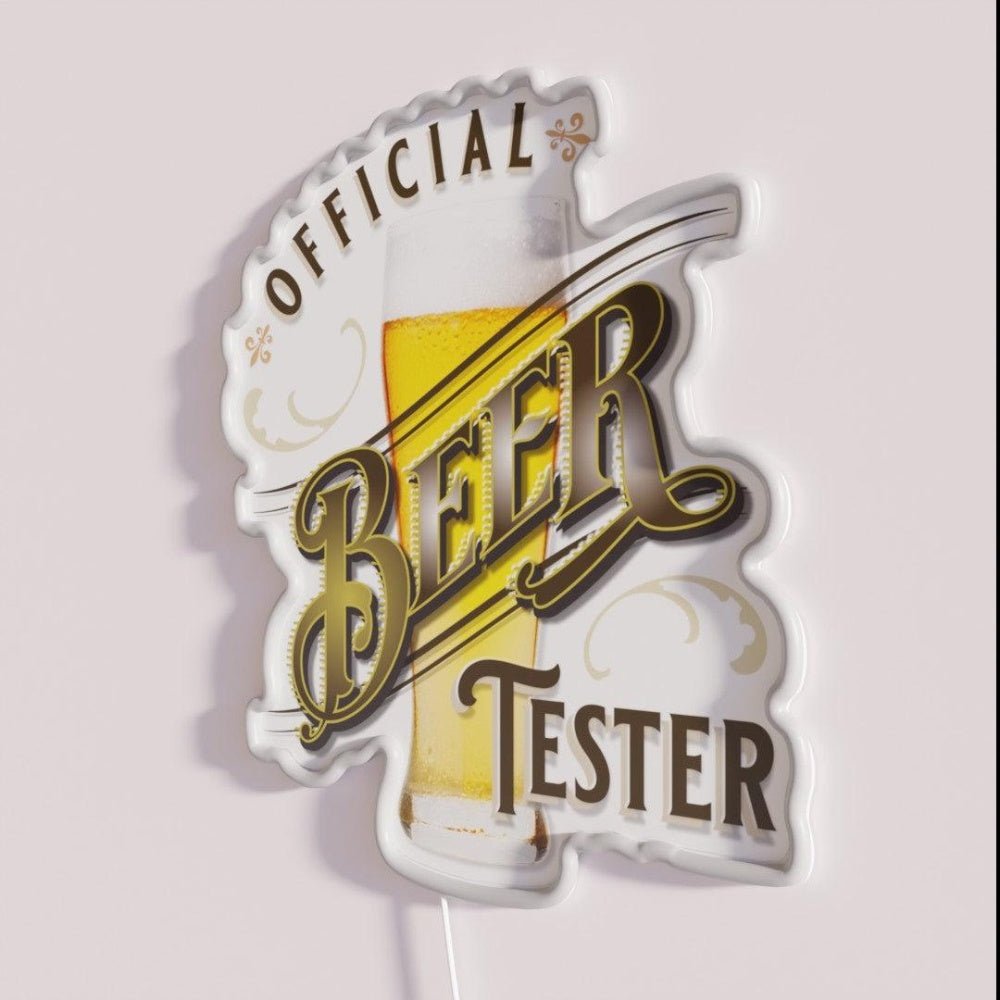 Official Beer Tester Rgb Led Neon Sign - Shineneon
