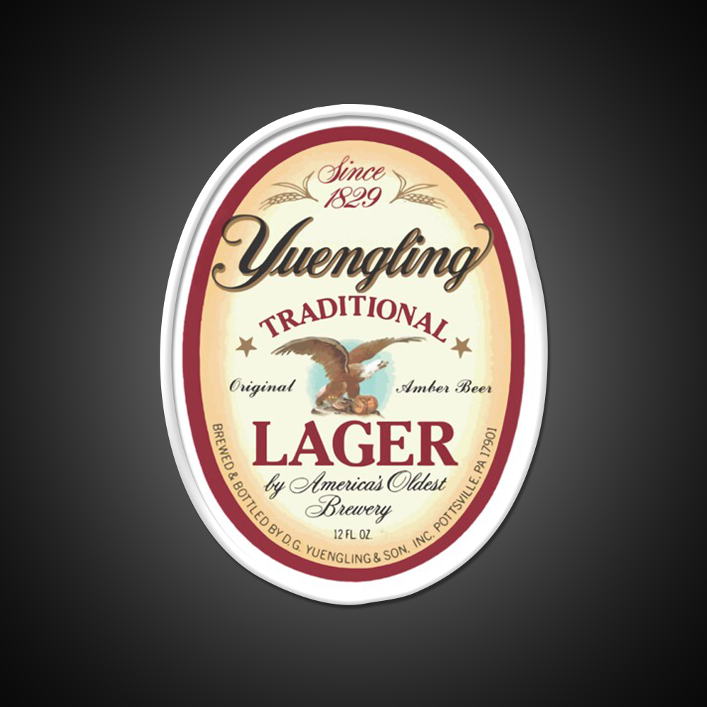 Official Merchandise Yuengling Lager Whiskey Drink Bar Led Neon Sign Rgb Color