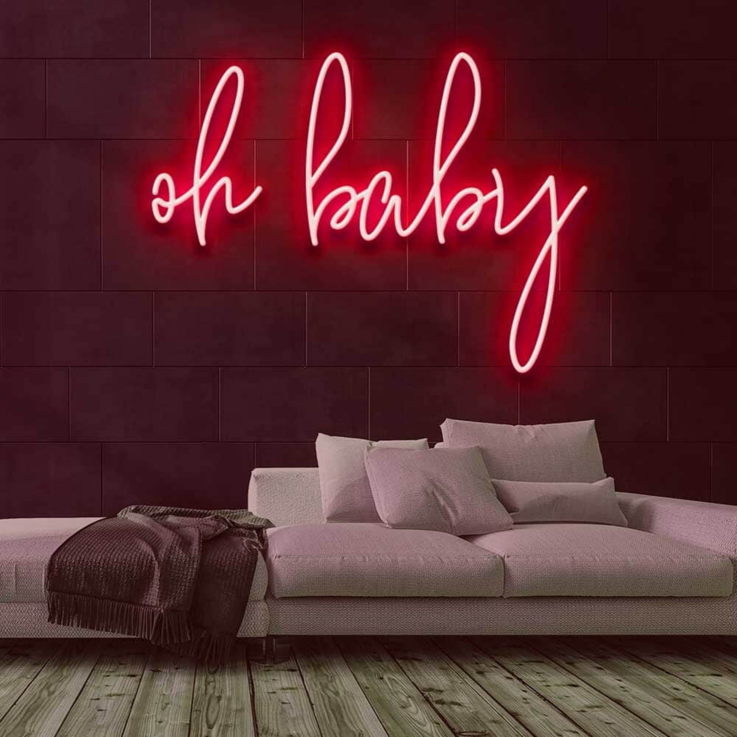 Oh Baby V2 Neon Sign | Shineneon