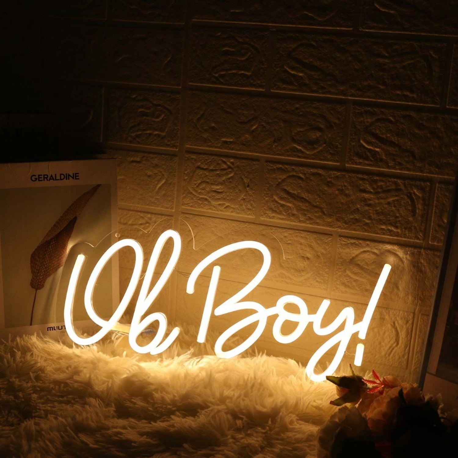Oh Boy Yellow Custom Led Neon Sign - Shineneon