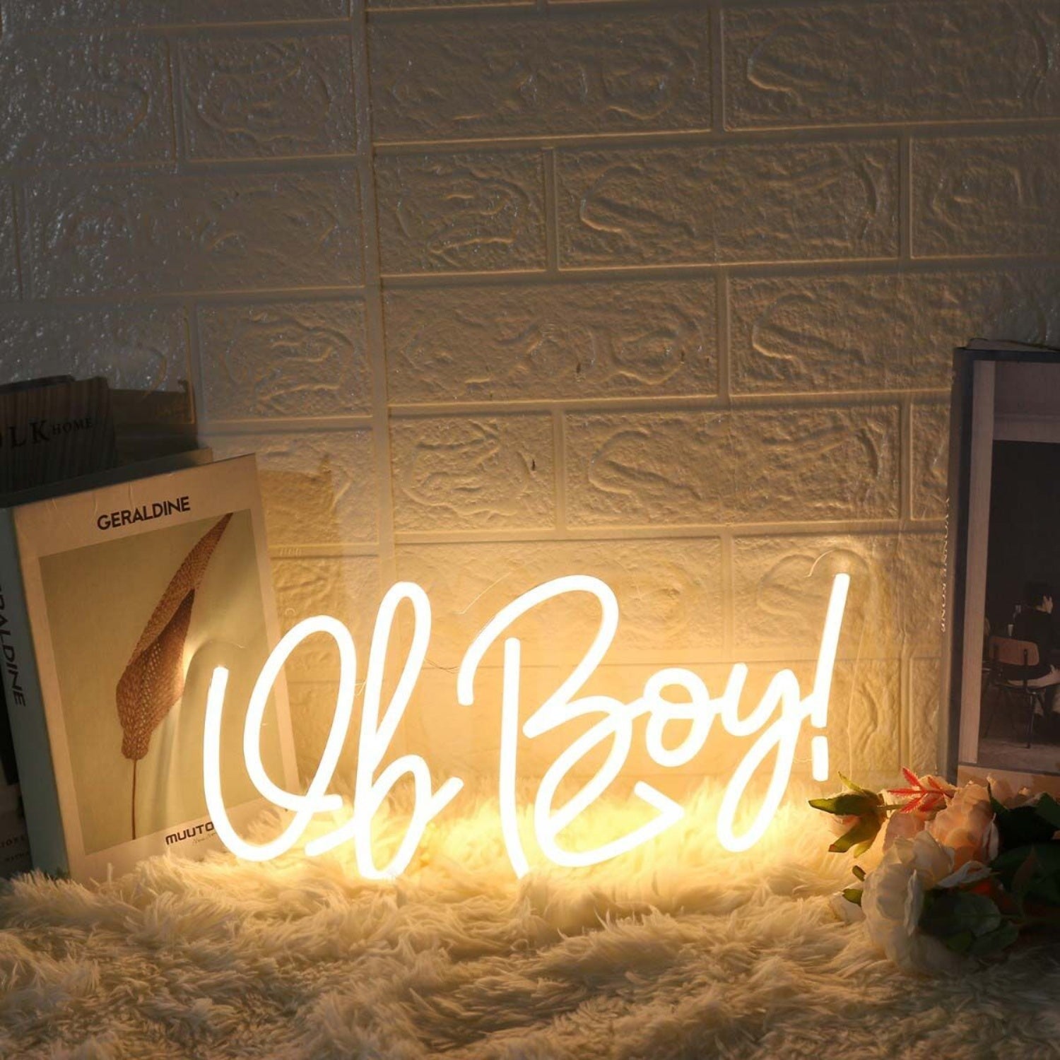 Oh Boy Yellow Custom Led Neon Sign - Shineneon