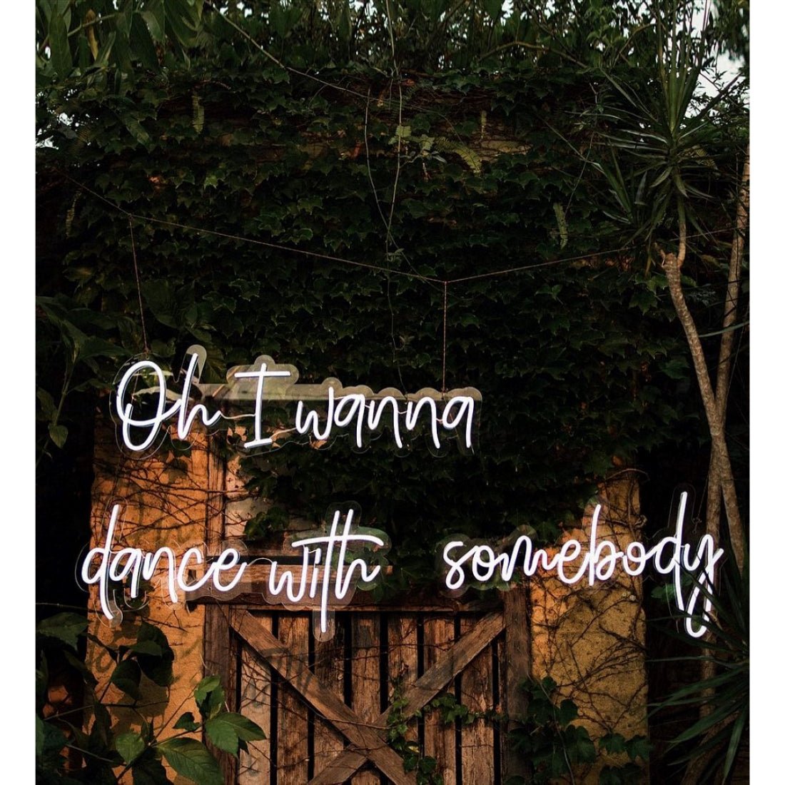 Oh I Wanna Dance With Somebody Led Sign Business Neon Sign - Shineneon