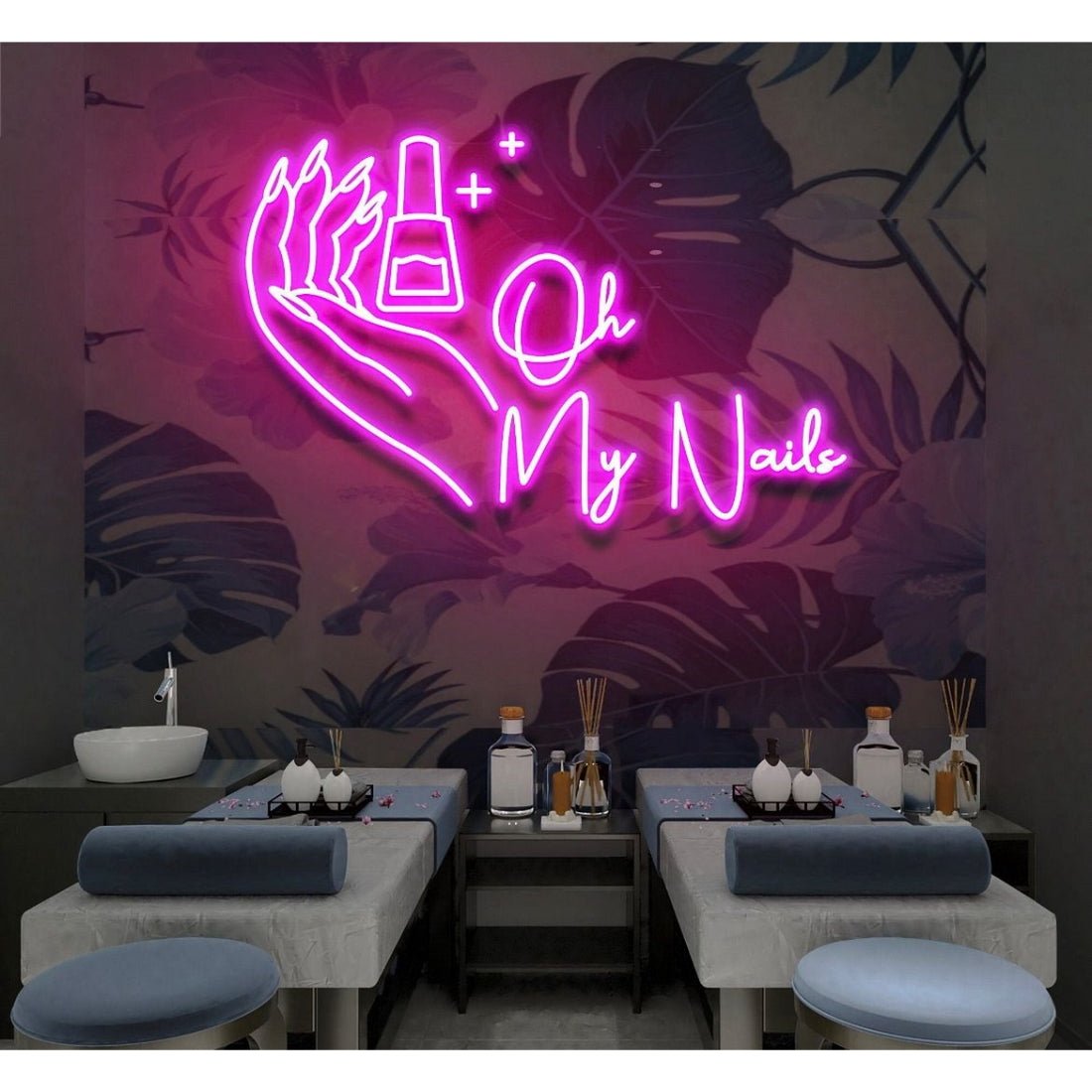 Oh My Nails Led Sign Business Neon Sign - Shineneon