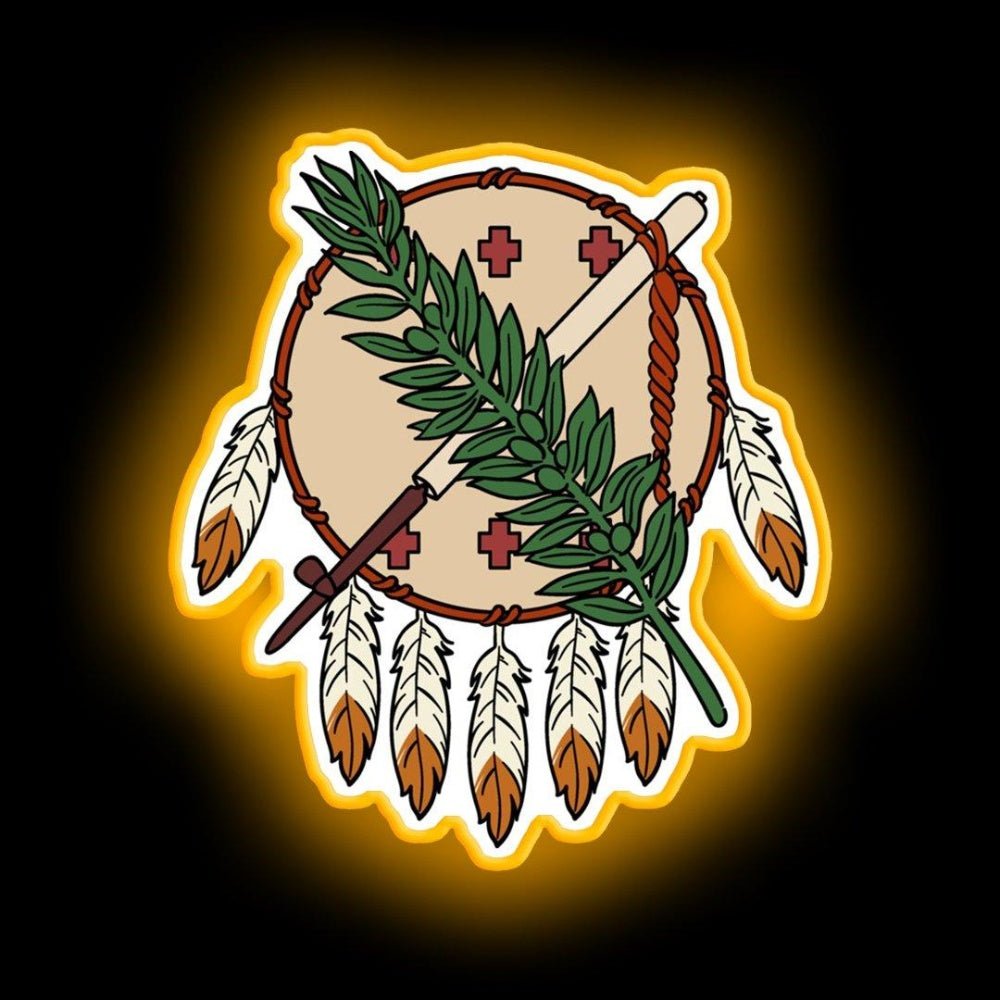 Oklahoma Flag Theme Neon Sign - Shineneon