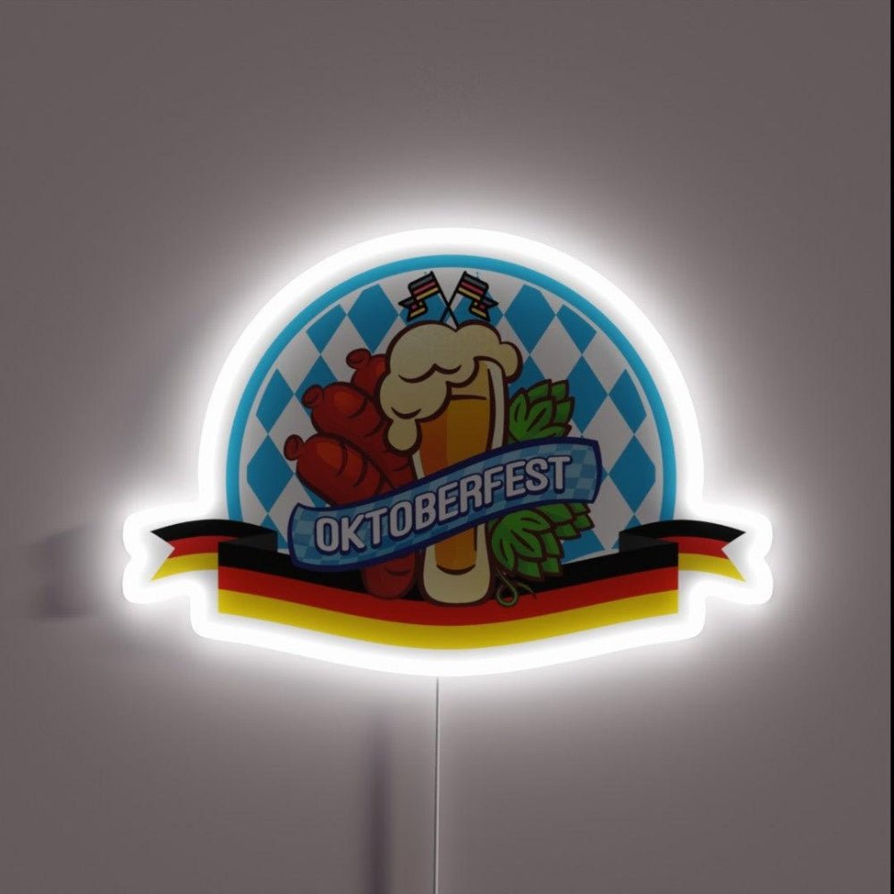 Oktoberfest German Beer Festival Rgb Led Neon Sign - Shineneon