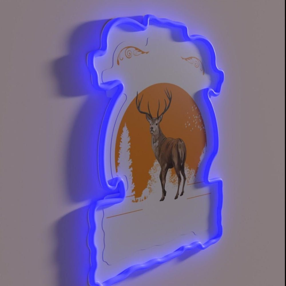 Oktoberfest Mei Lederhosen Wears The Deer Tracht Gift Led Neon Sign - Shineneon