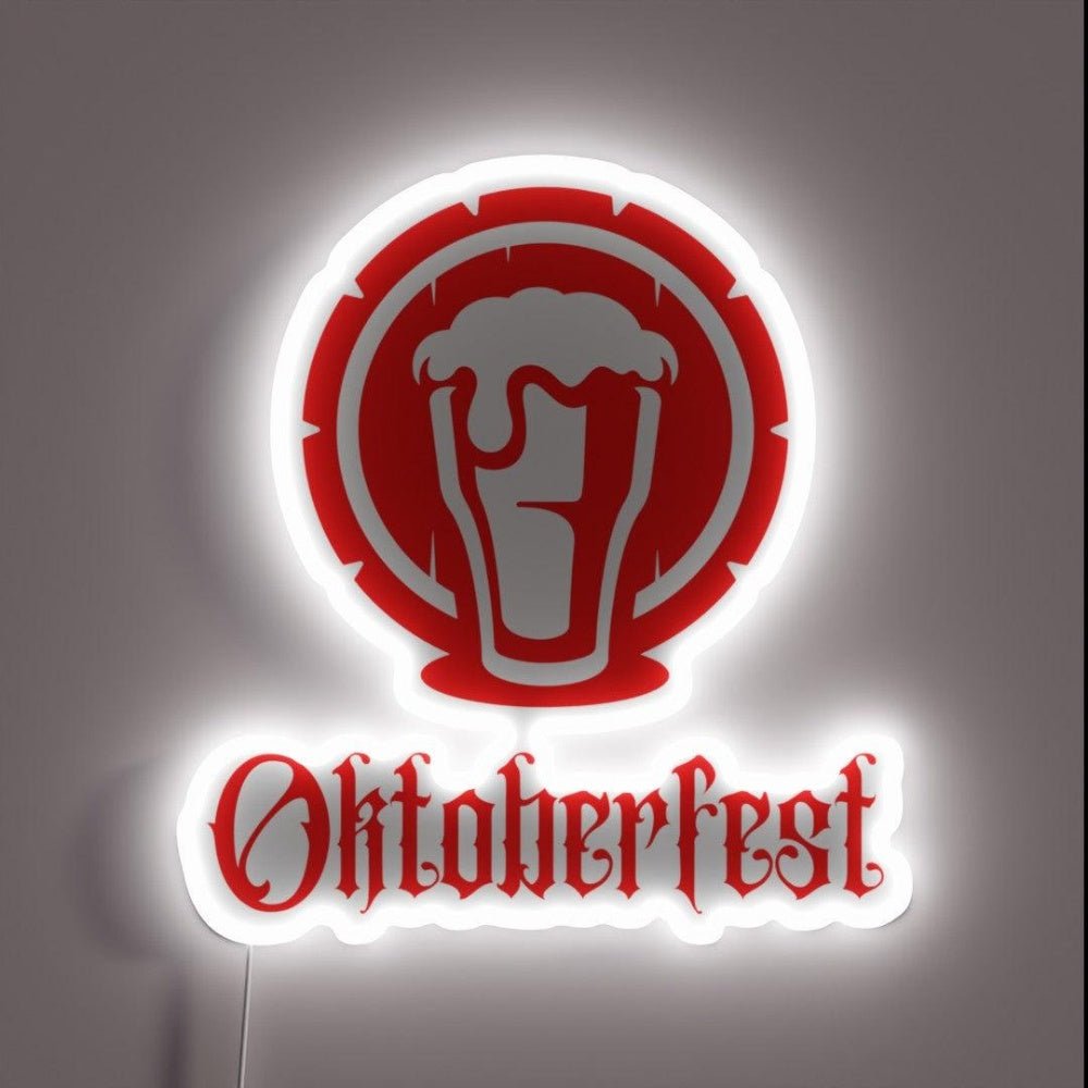 Oktoberfest Red 2 Rgb Led Neon Sign - Shineneon