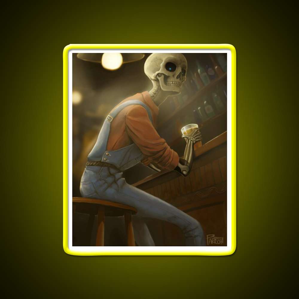 Old Bill Man Cave Bar Led Neon Sign Rgb Color