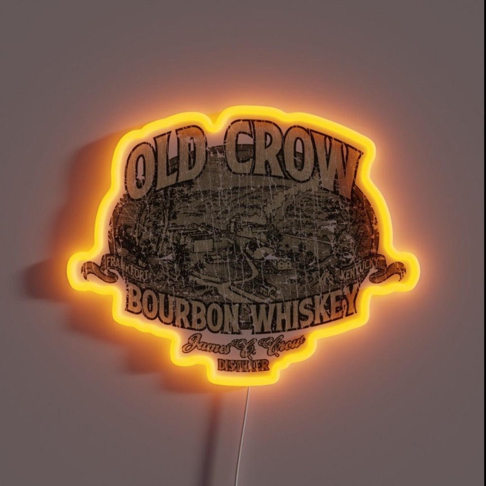 Old Crow 1838 Rgb Led Neon Sign - Shineneon