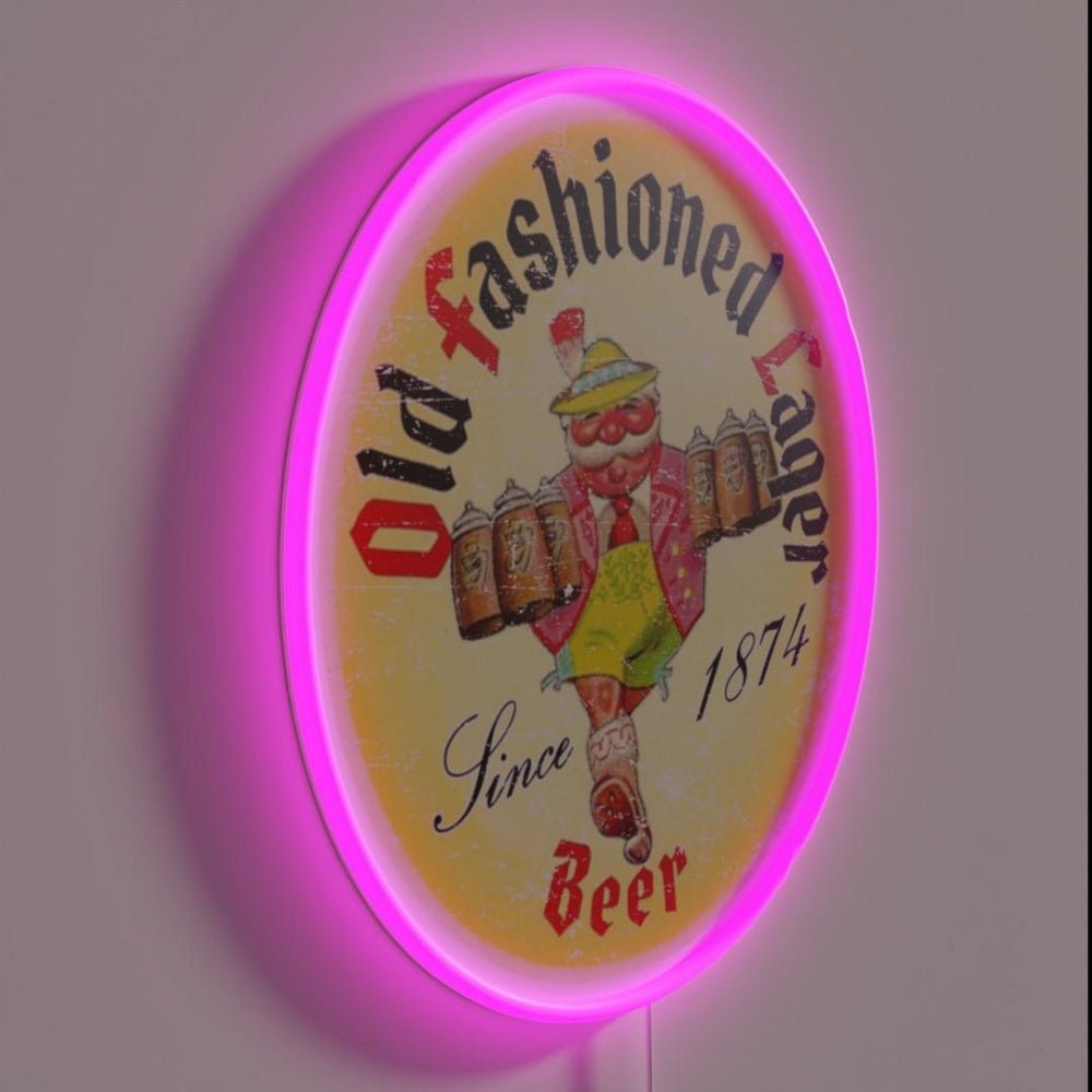 Old Fashioned Lager Rgb Led Neon Sign - Shineneon