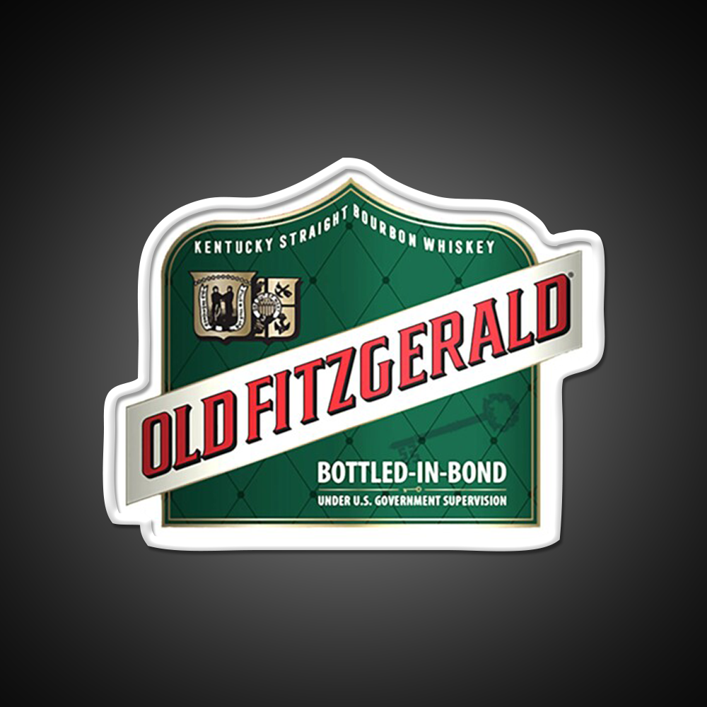 Old Fitzgerald Kentucky Whiskey Classic Whiskey Drink Bar Led Neon Sign Rgb Color