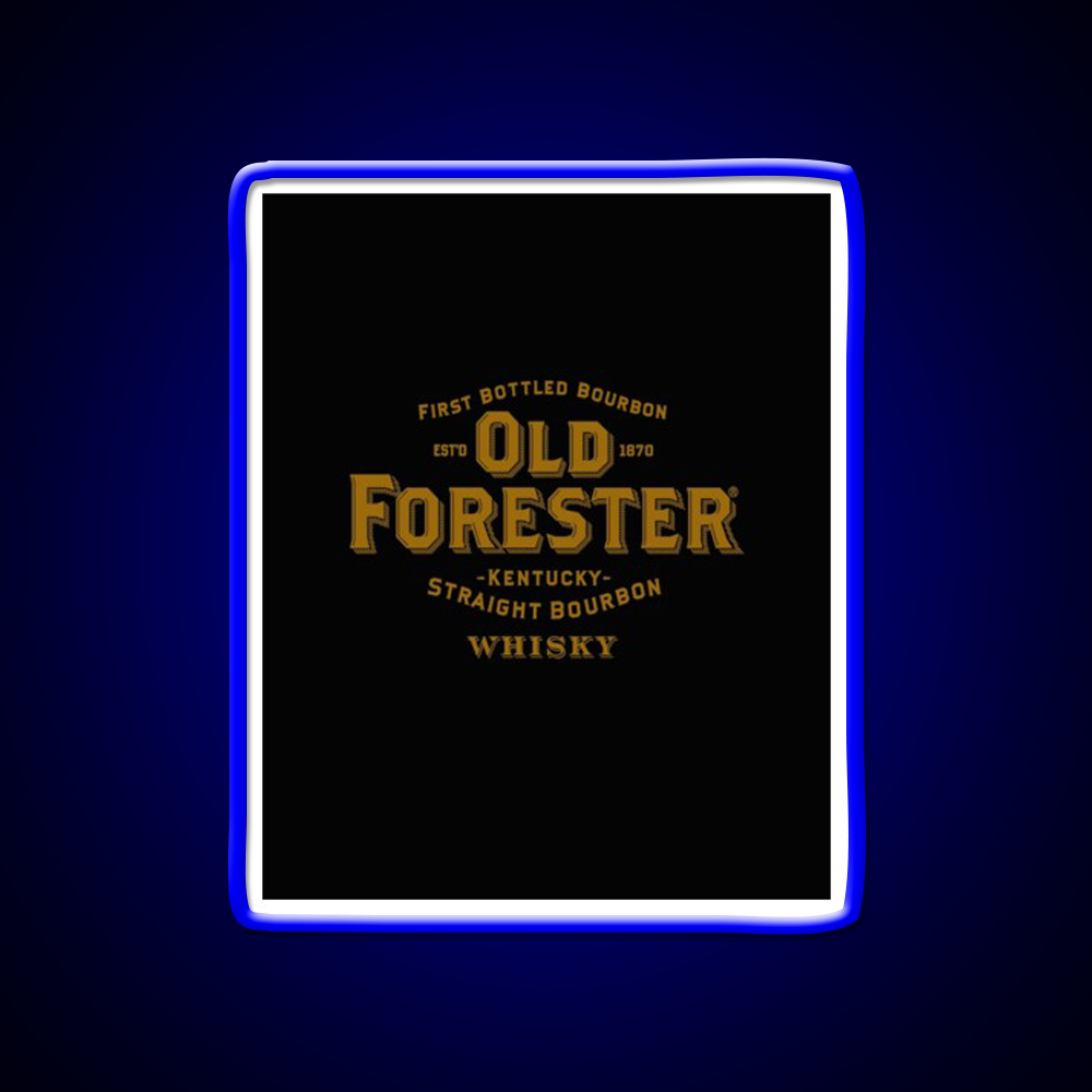 Old Forester Kentucky Whiskey Graphic Whiskey Drink Bar Led Neon Sign Rgb Color