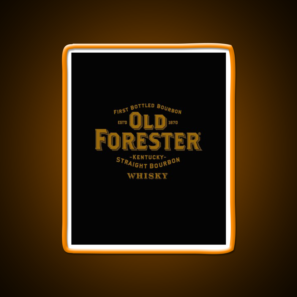 Old Forester Kentucky Whiskey Graphic Whiskey Drink Bar Led Neon Sign Rgb Color