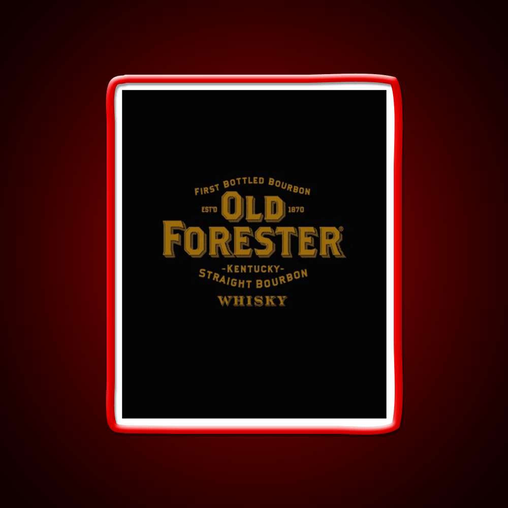 Old Forester Kentucky Whiskey Graphic Whiskey Drink Bar Led Neon Sign Rgb Color - Shineneon