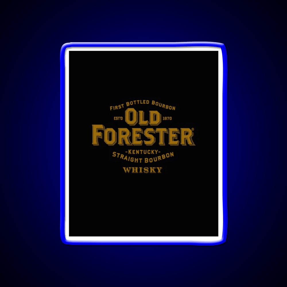 Old Forester Kentucky Whiskey Graphic Whiskey Drink Bar Led Neon Sign Rgb Color - Shineneon