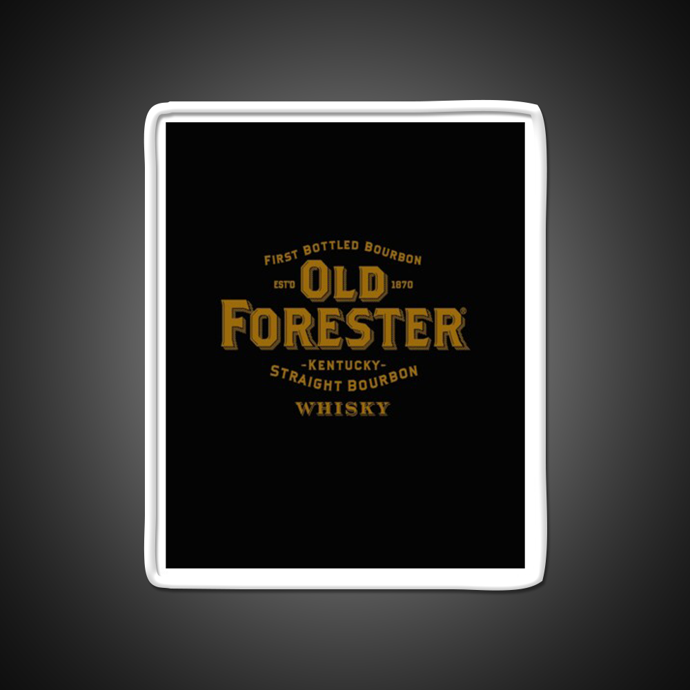 Old Forester Kentucky Whiskey Graphic Whiskey Drink Bar Led Neon Sign Rgb Color