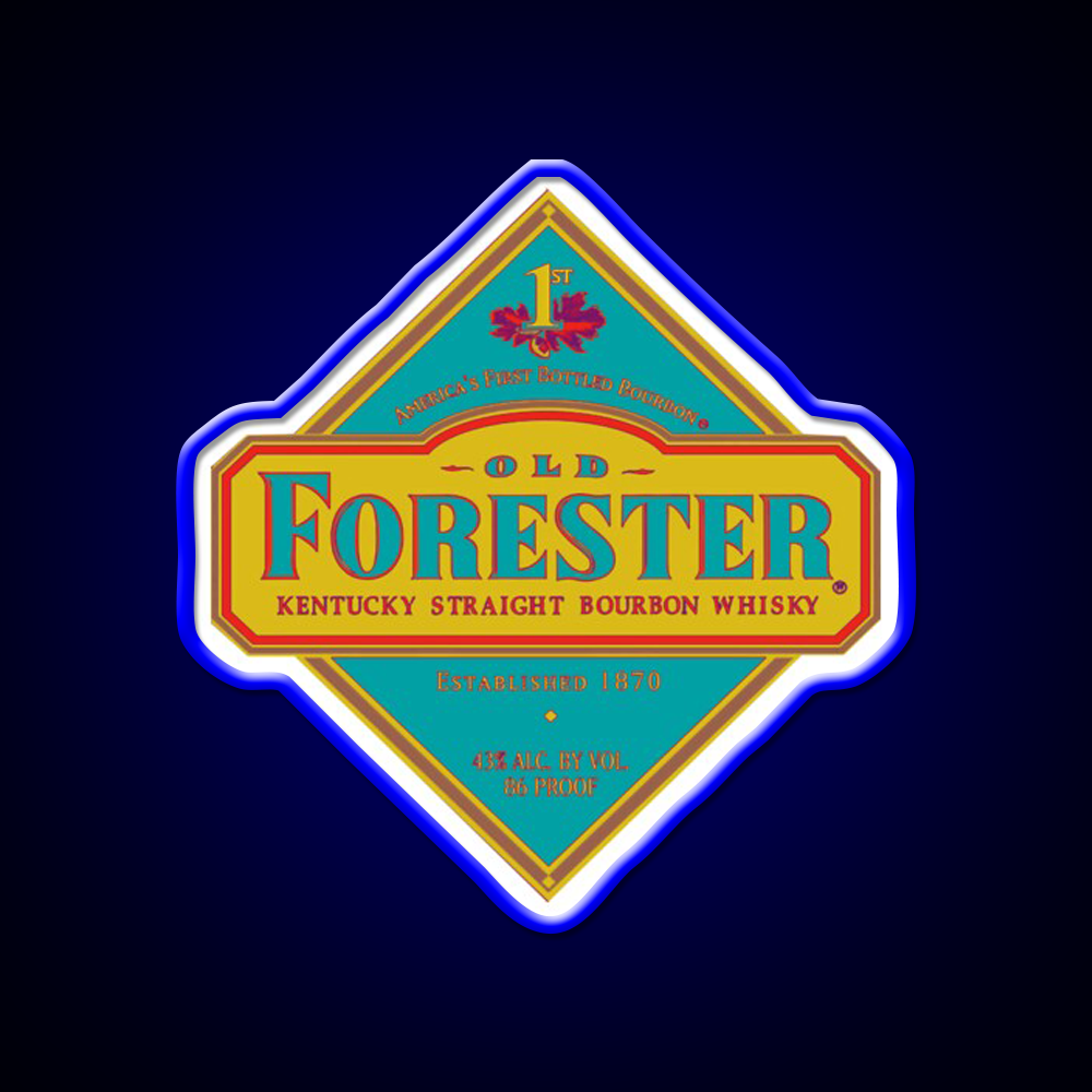 Old Forester Whiskey Drink Bar Led Neon Sign Rgb Color