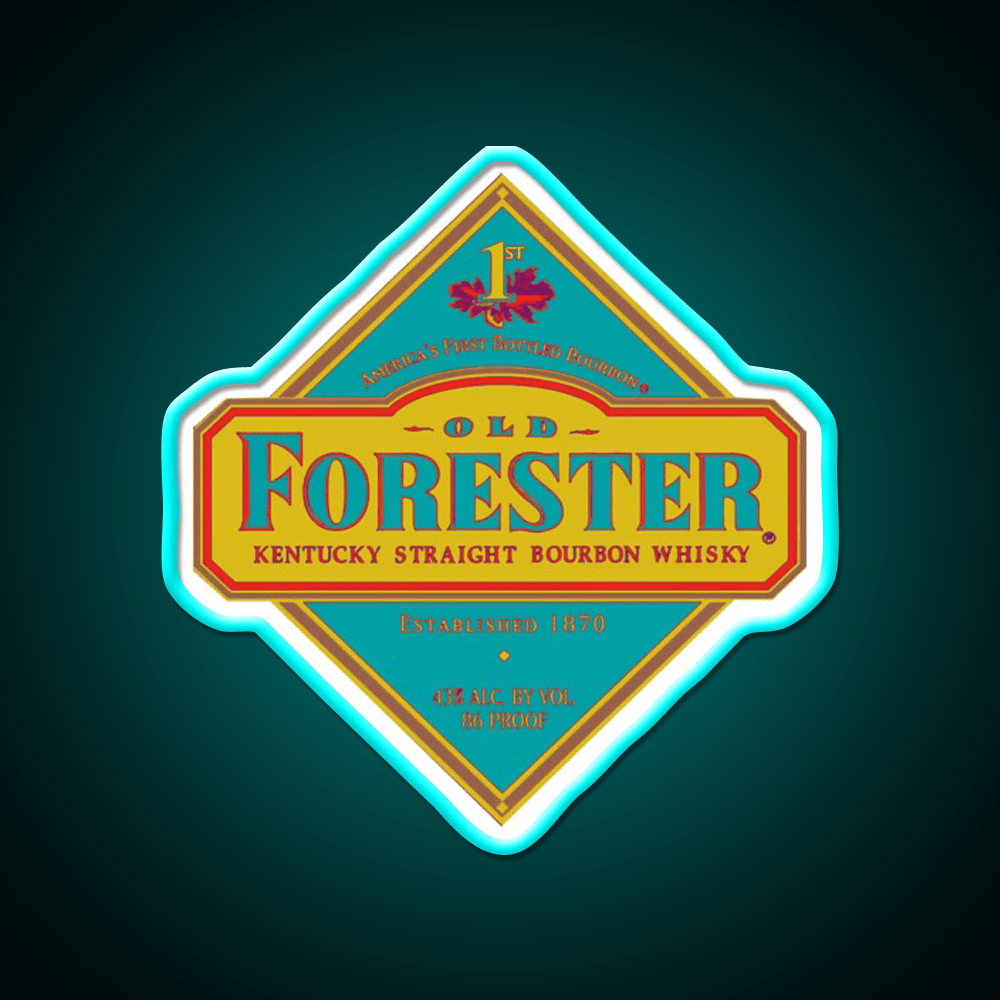 Old Forester Whiskey Drink Bar Led Neon Sign Rgb Color - Shineneon