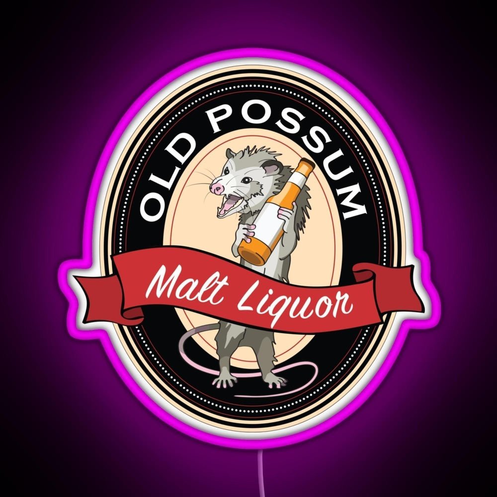 Old Possum Rgb Led Neon Sign Pop Wall Art - Shineneon