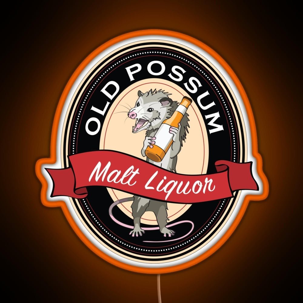 Old Possum Rgb Led Neon Sign Pop Wall Art - Shineneon