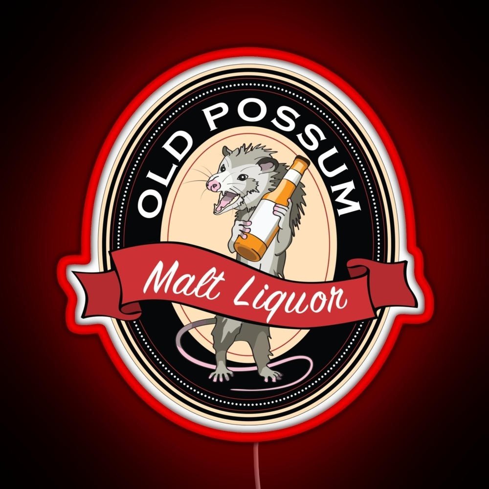 Old Possum Rgb Led Neon Sign Pop Wall Art - Shineneon