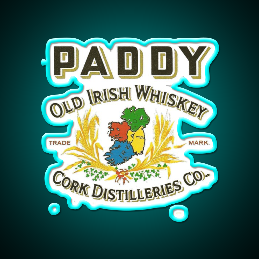 Old Pub Paddy S Reserved Whiskey Drink Bar Led Neon Sign Rgb Color