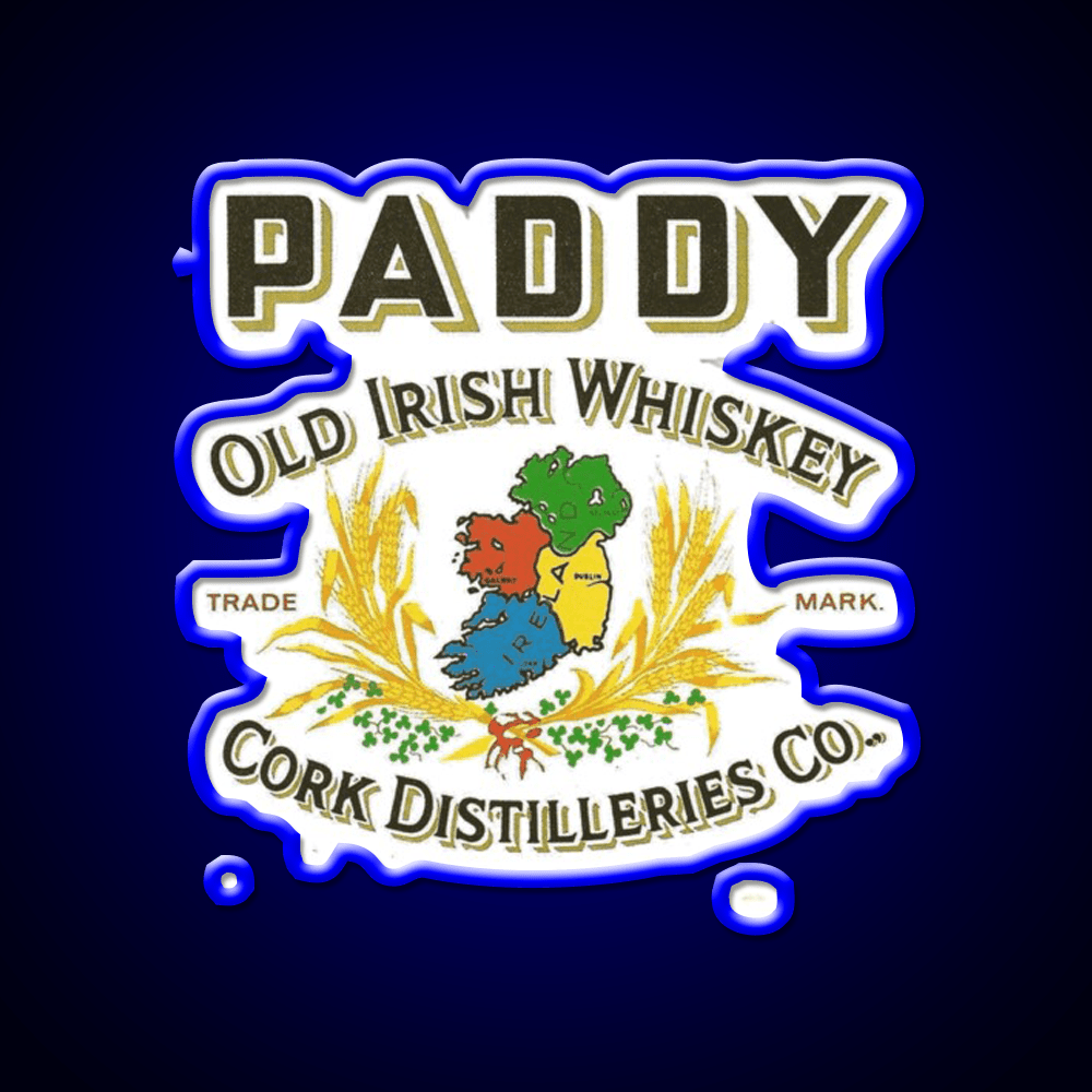 Old Pub Paddy S Reserved Whiskey Drink Bar Led Neon Sign Rgb Color - Shineneon