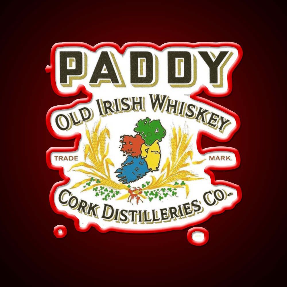 Old Pub Paddy S Reserved Whiskey Drink Bar Led Neon Sign Rgb Color - Shineneon