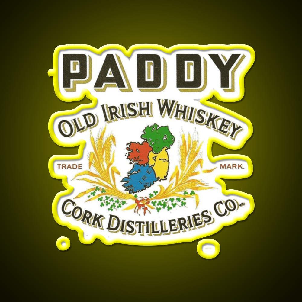 Old Pub Paddy S Reserved Whiskey Drink Bar Led Neon Sign Rgb Color