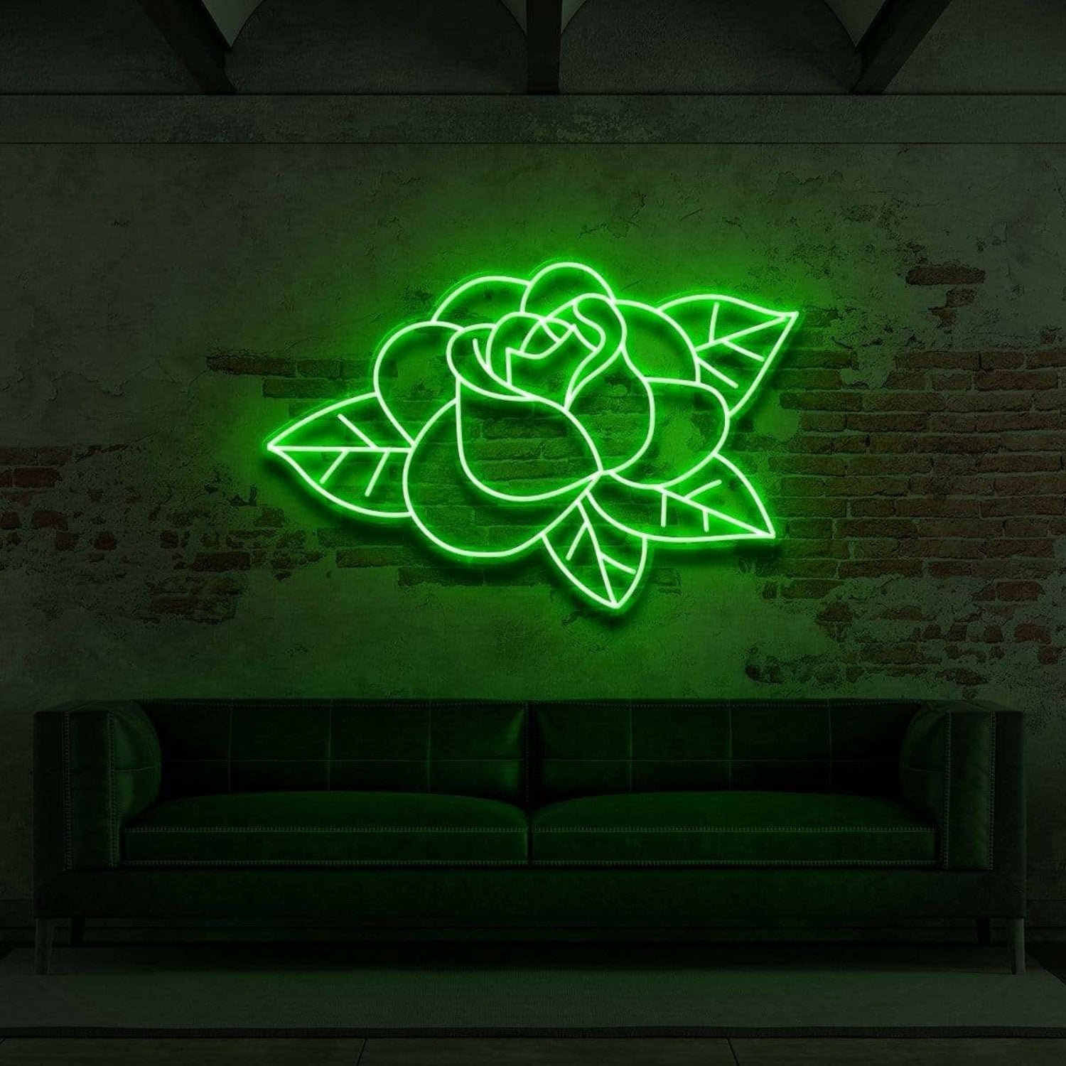 Old School Rose Neon Sign | Shineneon
