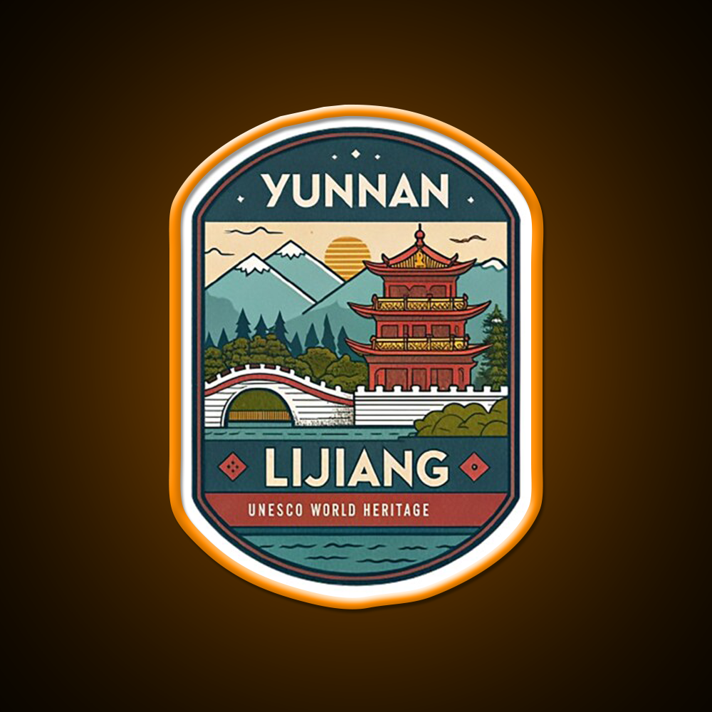 Old Town Of Lijiang Asian Cultural Led Neon Sign Rgb Color - LED neon sign view 6