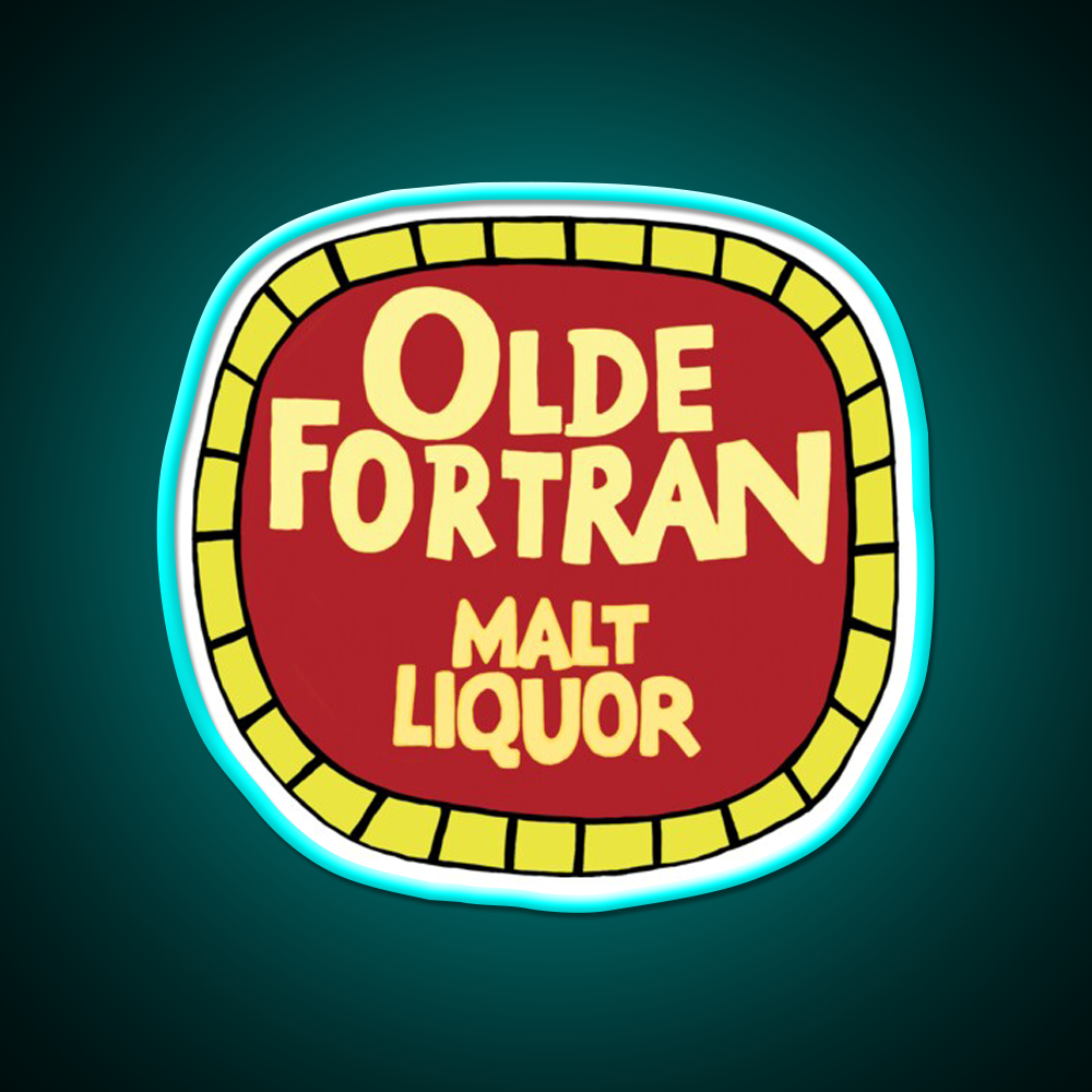 Olde Fortran Malt Liquor Beer Bar Decor Led Neon Sign Rgb Color - Size and dimension reference