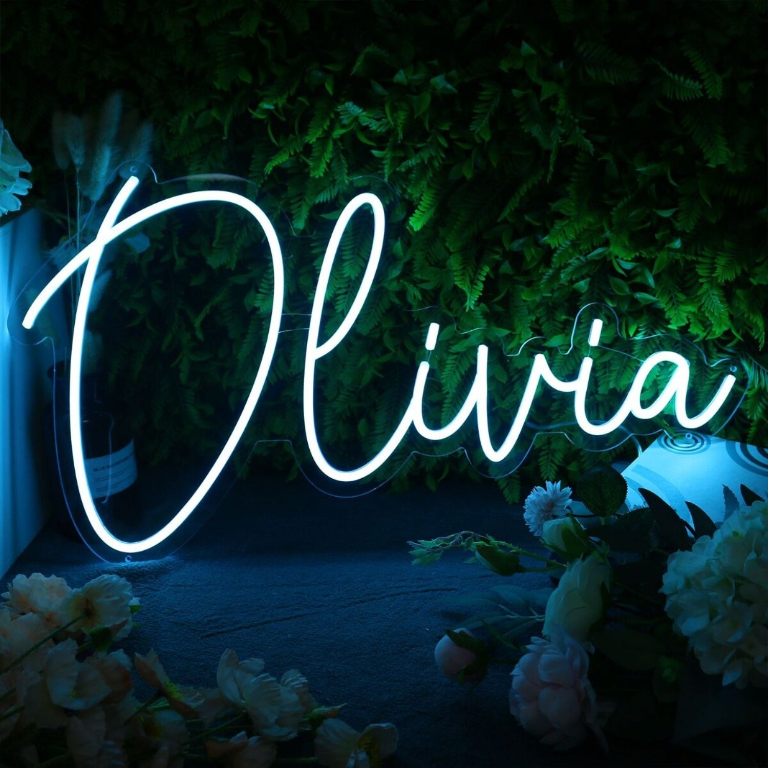 Olivia Blue Neon Sign | Shineneon