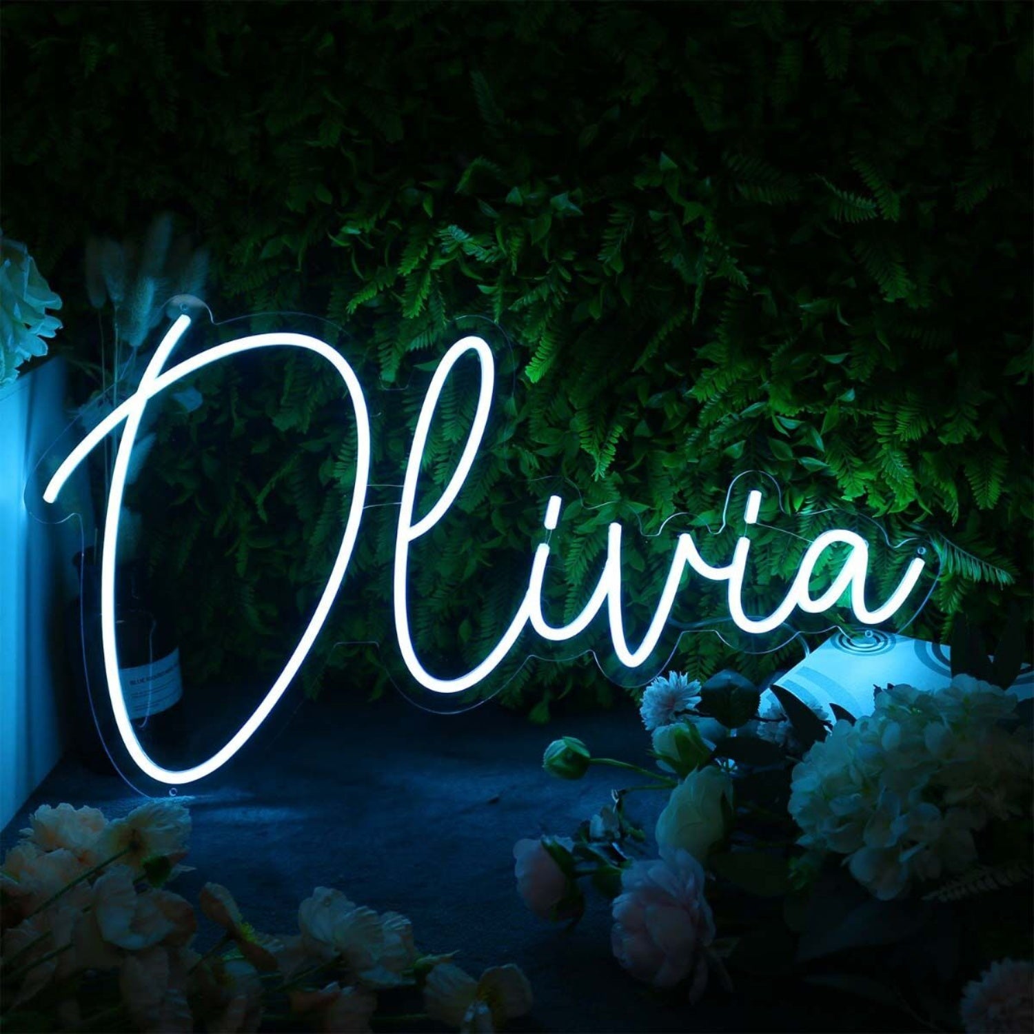 Olivia Blue Neon Sign | Shineneon