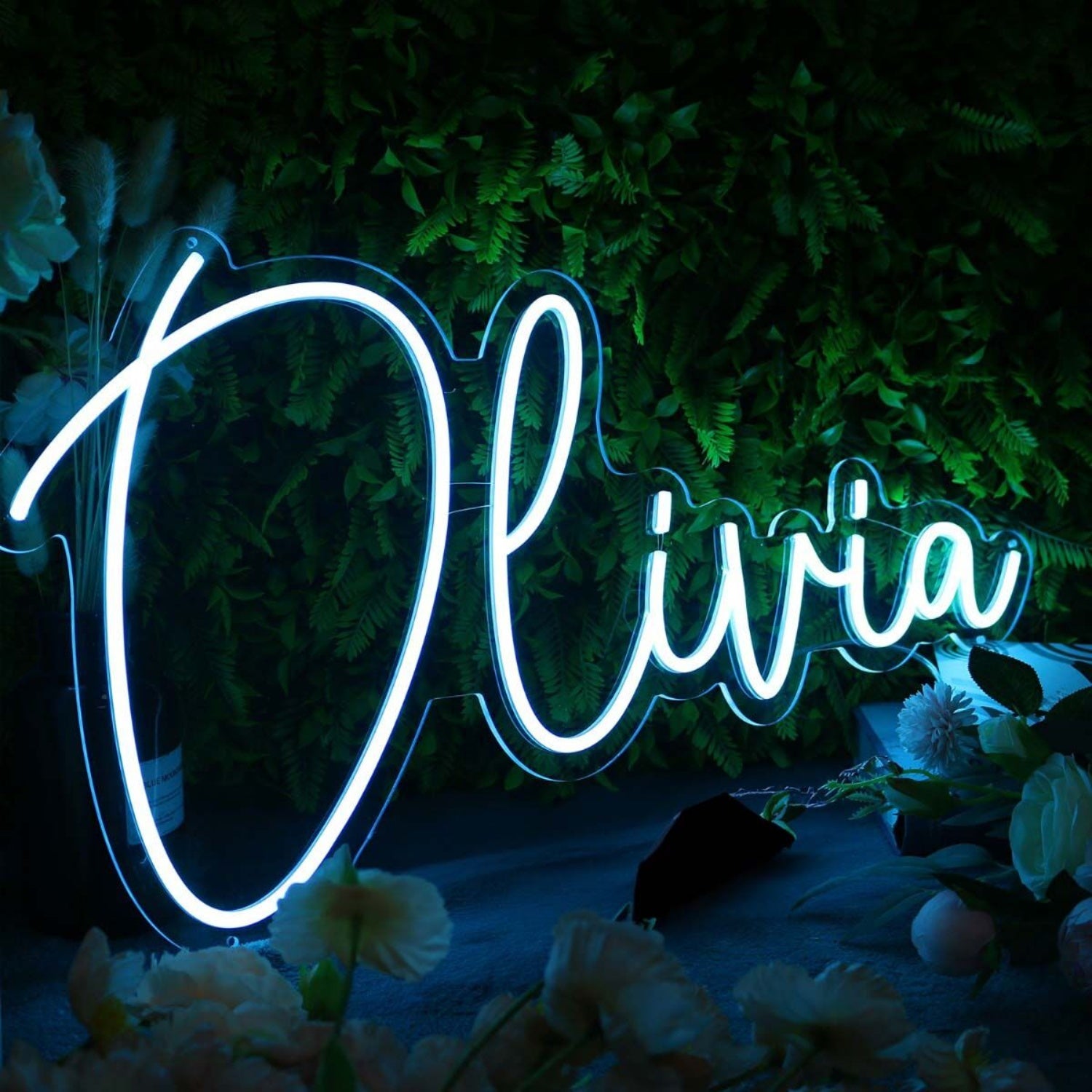 Olivia Blue Neon Sign | Shineneon