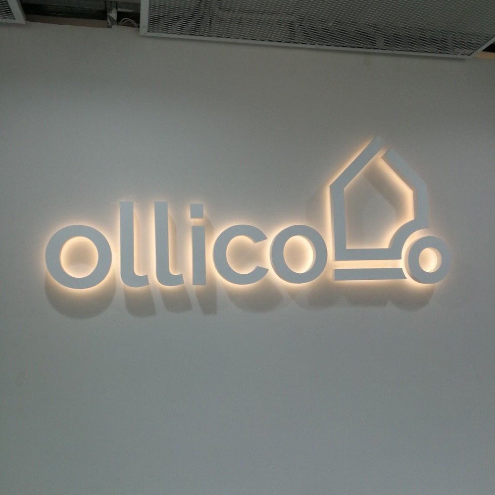 Ollico 3D Backlit Channel Letters Led Light Sign - Shineneon